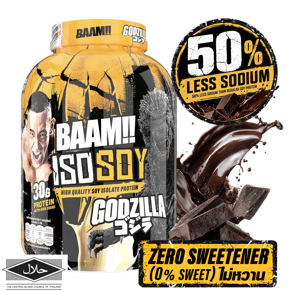 ISO - SOY 5 lb DarkChoc 50%LessSodium ZeroSweetener GZ