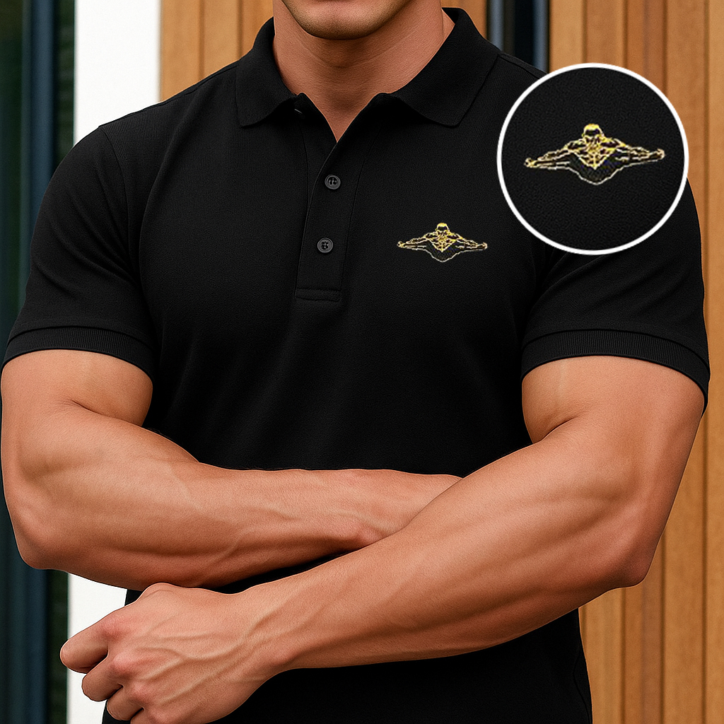 TEAM FITWHEY Polo Shirt (Men) BLACK M