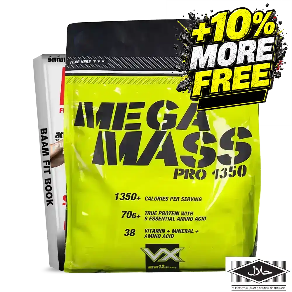 MEGA MASS PRO 1350 12 lb Rich Chocolate +10% More Free