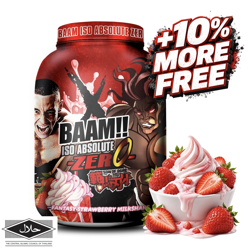 ISO ABSOLUTE ZERO 5 lb Strawberry Yoghurt +10% More Free BK