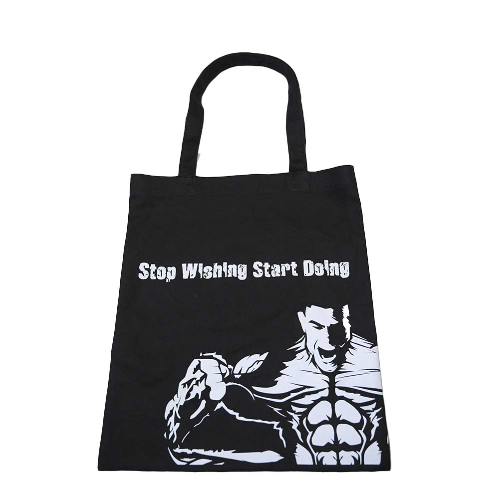 Tote Bag BLACK Fitwhey Logo