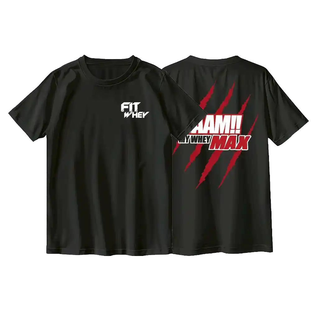 T-SHIRT BAAM MY WHEY MAX 11.11 BLACK 2XL