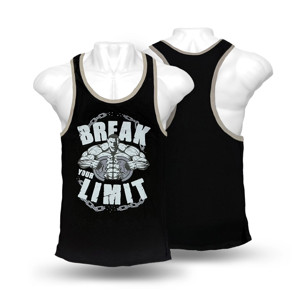 BREAK YOUR LIMIT Tank Top Black XL