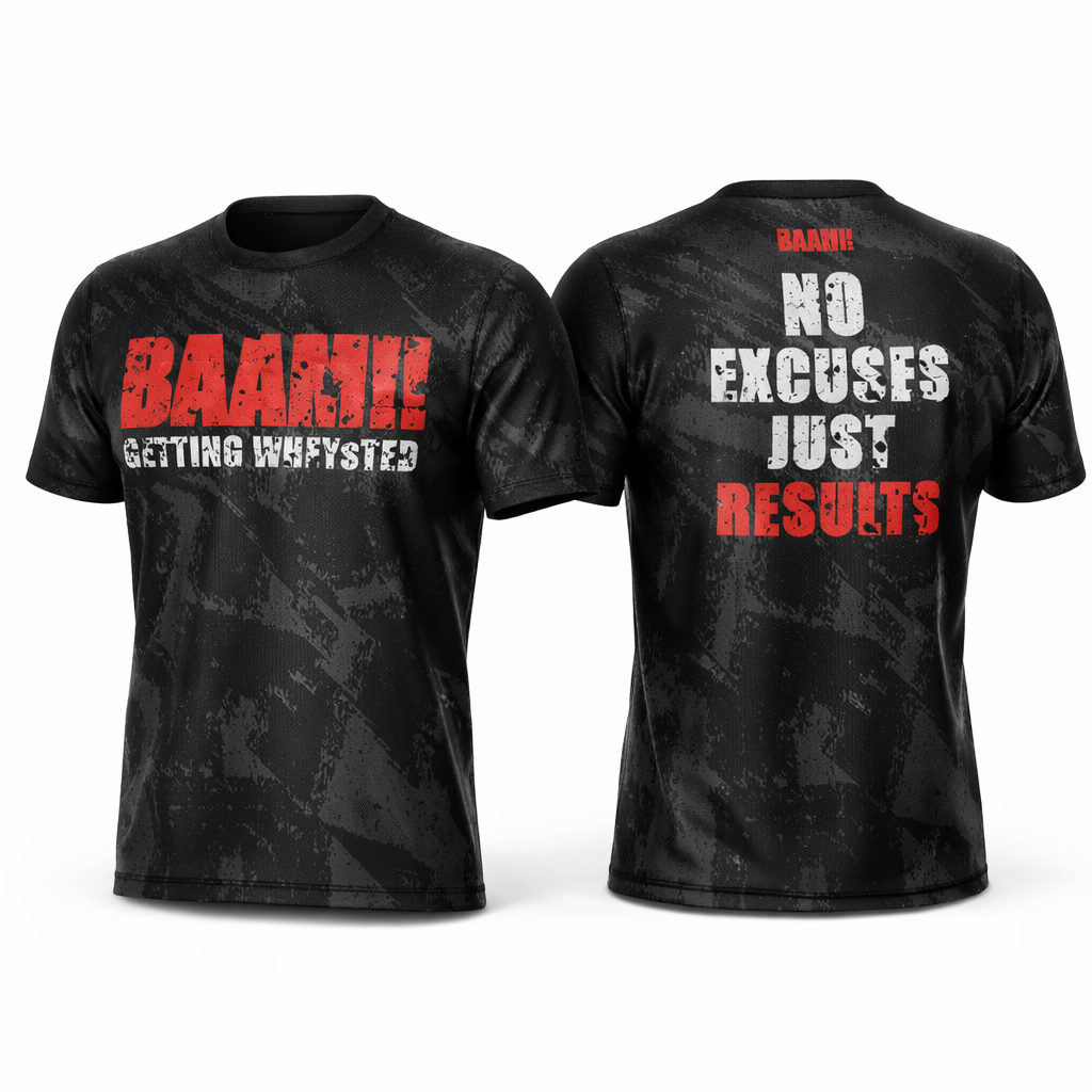 BAAMGETTINGWHEYsTED T-SHIRT BLACK 2XL
