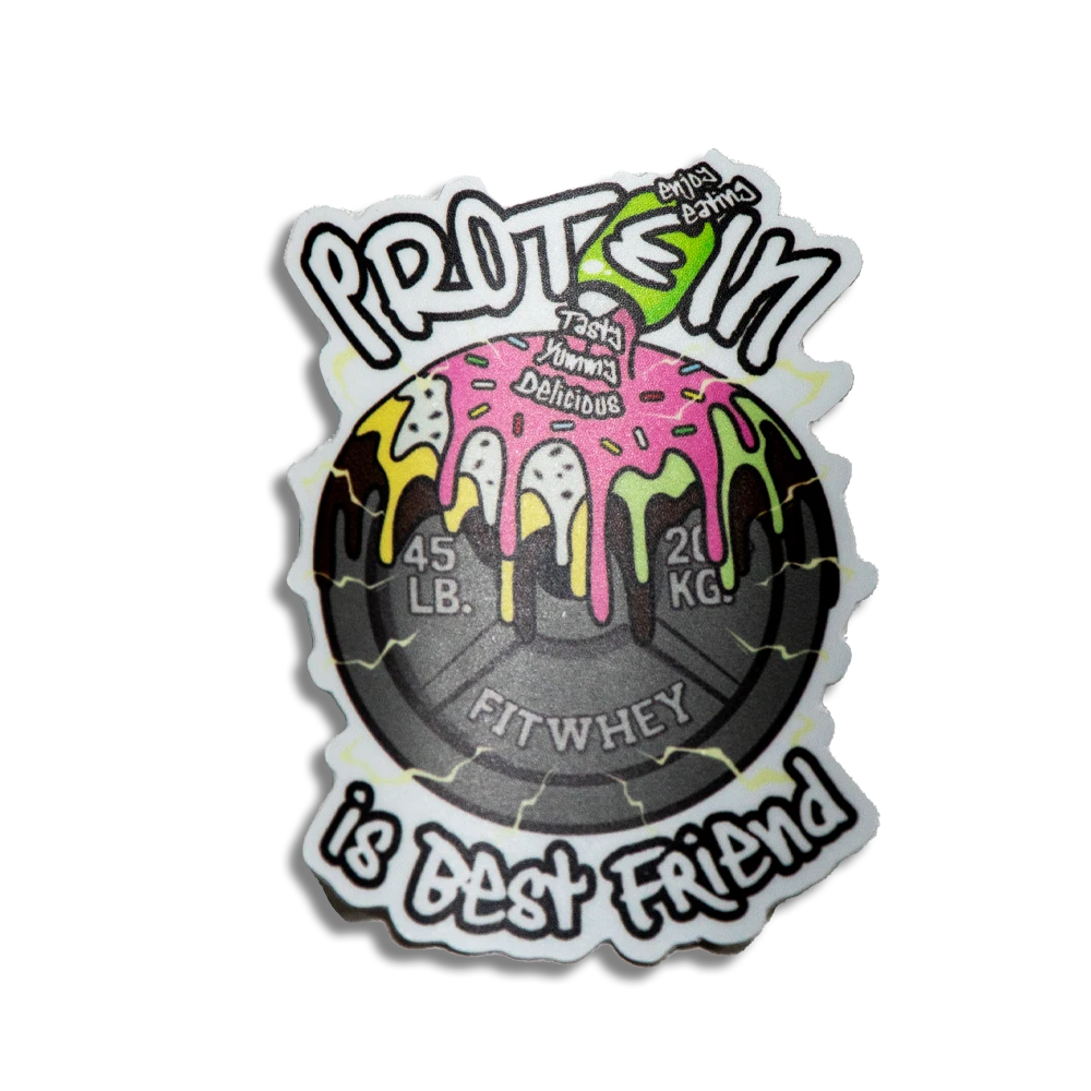 STICKER LIMITED Protein is Best Friend -